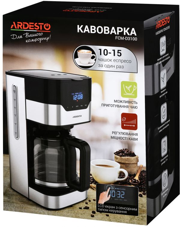 ყავის აპარატი ARDESTO FCM-D3100