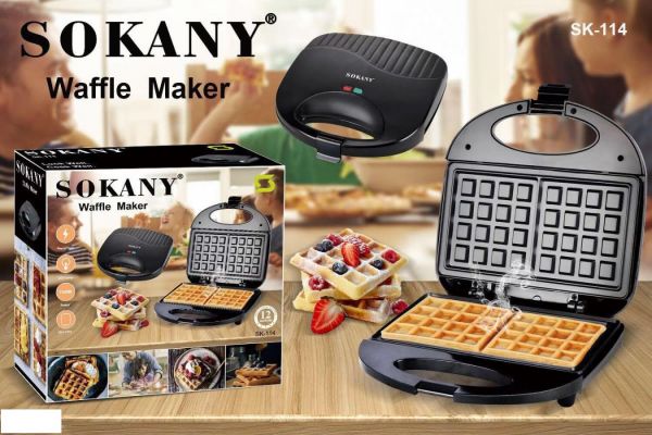 ბელგიური ვაფლის საცხობი Sokany SK-114