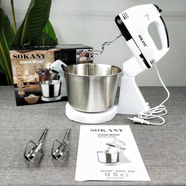 Sokany SK-6620 ხელის მიქსერი ჯამით