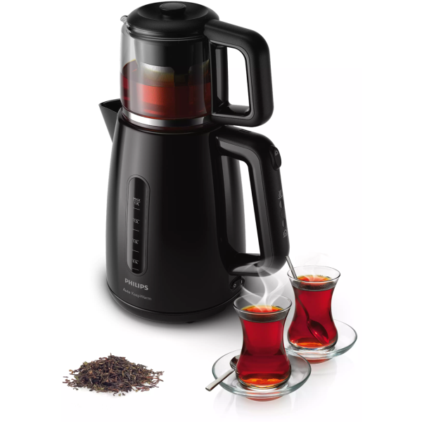 ელექტრო ჩაიდანი ჩაის დასაყენებლით PHILIPS HD7301/00