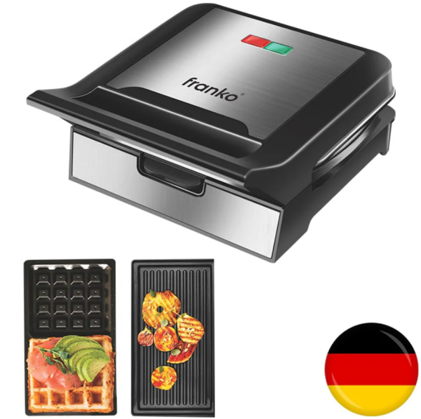 სენდვიჩის და ბელგიური ვაფლის აპარატი FRANKO FSM-1144