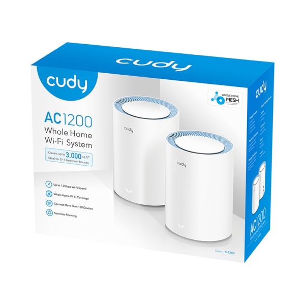 Wi-Fi როუტერი CUDY M1200(2-Pack)