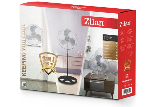 ვენტილატორი Zilan ZLN3840 3in1