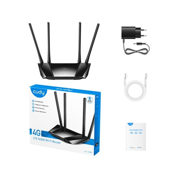 Wi-Fi როუტერი CUDY LT400_EU 4G