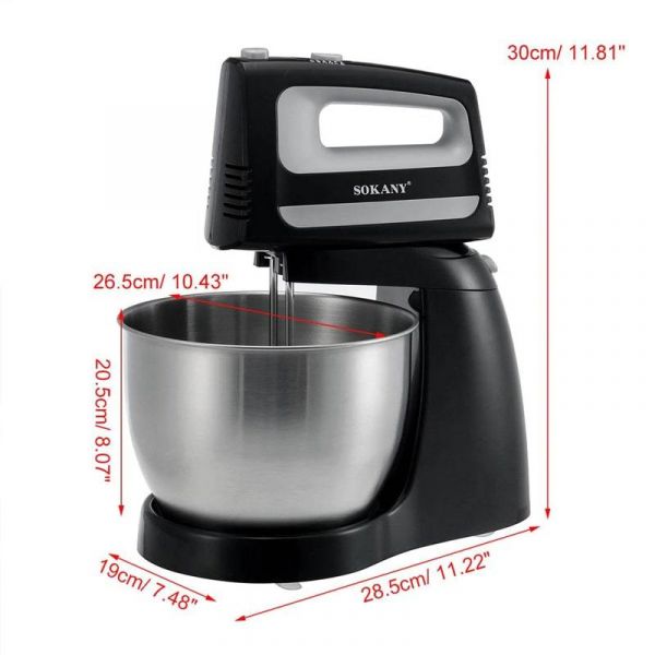 მიქსერი (ჯამით) Sokany CX-6622