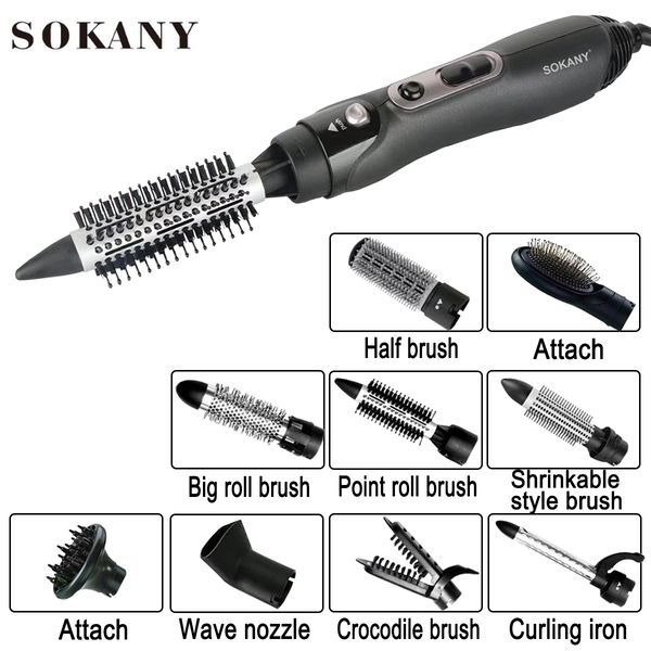 თმის საშრობი სტაილერი Sokany 825- 9 in 1