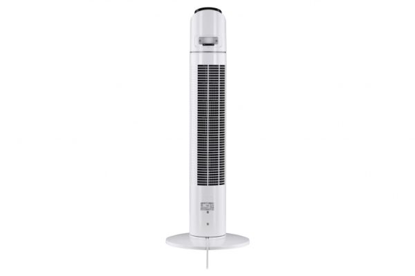 ვენტილატორი ARDESTO FNT-R44X1W 110cm, 50W, remote control, display, black and white