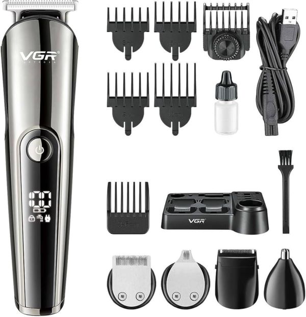 საპარსი კომპლექტი VGR V-107 IPX6 (11 in 1)