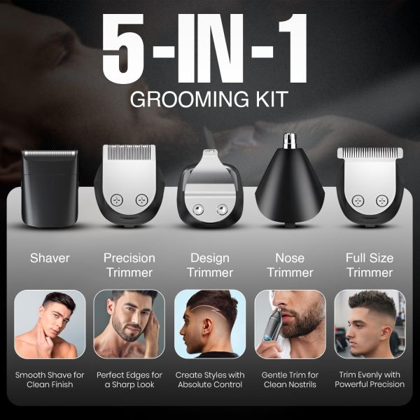 საპარსი კომპლექტი VGR V-107 IPX6 (11 in 1)