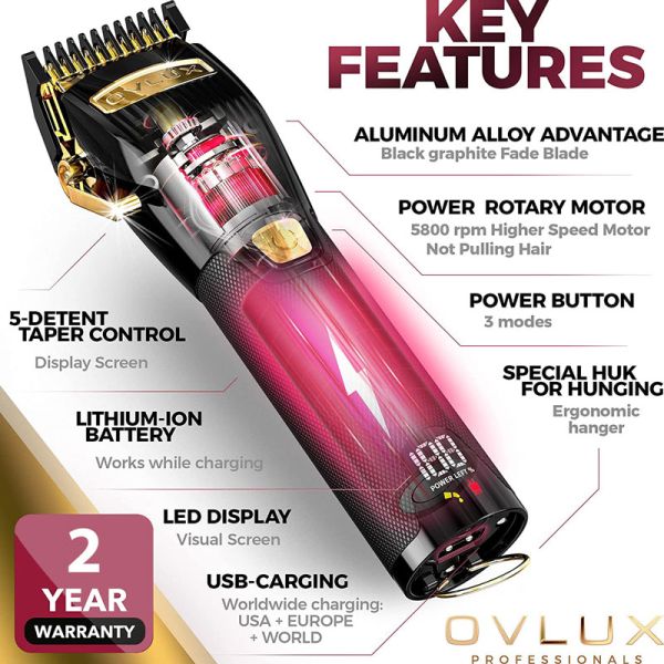 თმის საკრეჭი OVLUX LX-950B