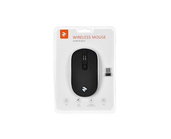 მაუსი 2E 2E-MF210WB Wireless Mouse Black