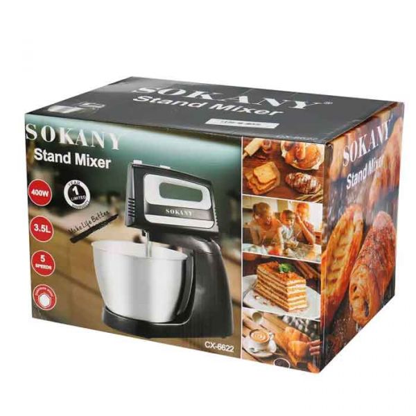 მიქსერი (ჯამით) Sokany CX-6622