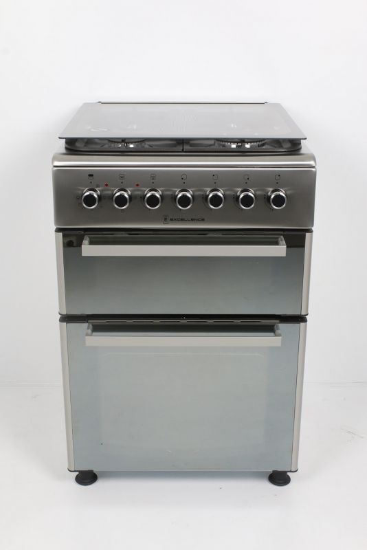 გაზქურა EXCELLENCE 6400 INOX LUX DOUBLE