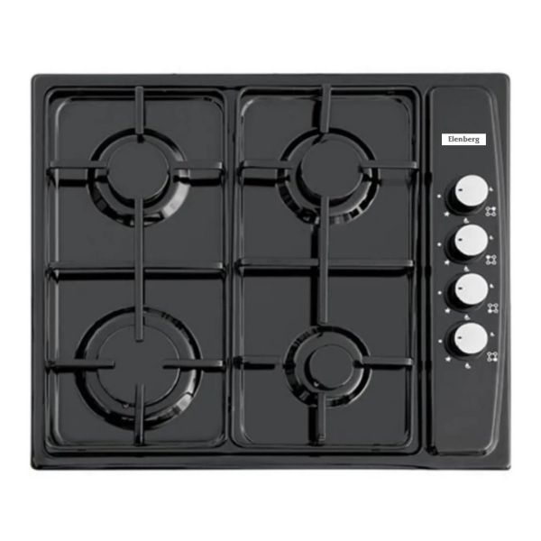 ჩასაშენებელი ქურის ზედაპირი ELENBERG EBG-410B BLACK