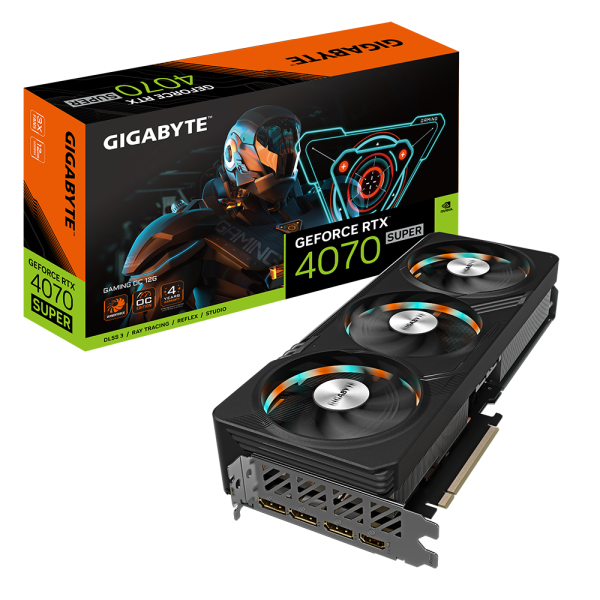 ვიდეო დაფა Gigabyte GeForce RTX4070 Ti SUPER GAMING OC 16G 16GB 256-Bit GDDR6X - GV-N407TSGAMING OC-16GD