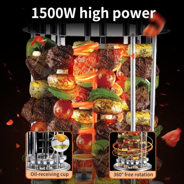 ელეტქრო სამწვადე SOKANY SK-6113 (8 შამფურიანი)