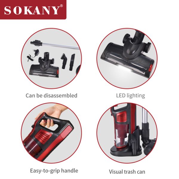მტვერსასრუტი SOKANY SK-3390 (უსადენო)