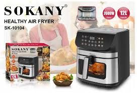 აეროგრილი Sokany 10104 12L (ზედა ქვედა წვით)