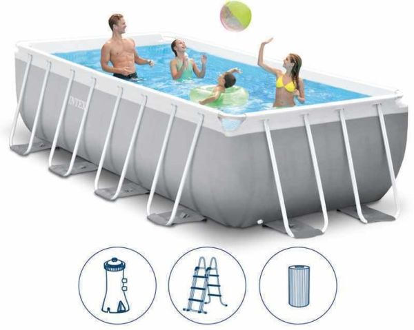 ოვალური კარკასული აუზი INTEX 56788