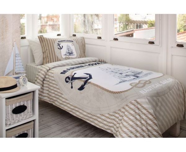 MARINE LOVERS თეთრეულის ნაკრები 1 კაციანი