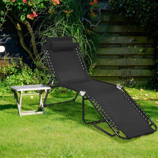 გასაშლელი შეზლონგი SC-232 BLACK