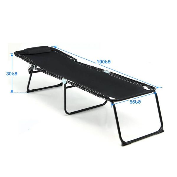 გასაშლელი შეზლონგი SC-232 BLACK