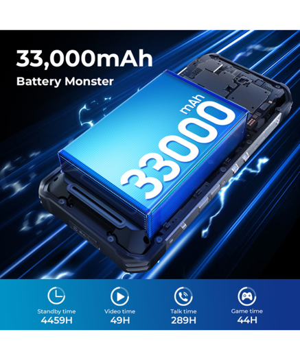 ტელეფონი Oukitel WP100 Black