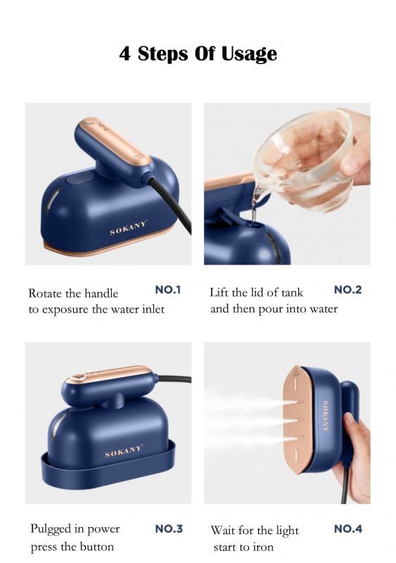 მინი პორტატული უთო Sokany SK-3064