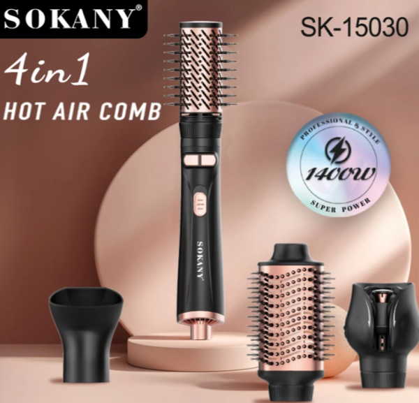 თმის ფენსავარცხელი (კომპლექტი) Sokany SK-15030