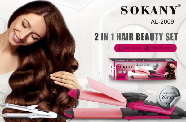 თმის სახვევი Sokany AL-2009 (2 in 1) 26მმ