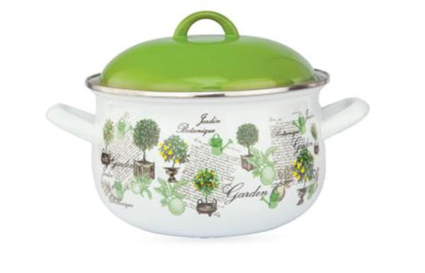 ემალის ქვაბების ნაკრები თავსახურით ARSHIA 3950 31010