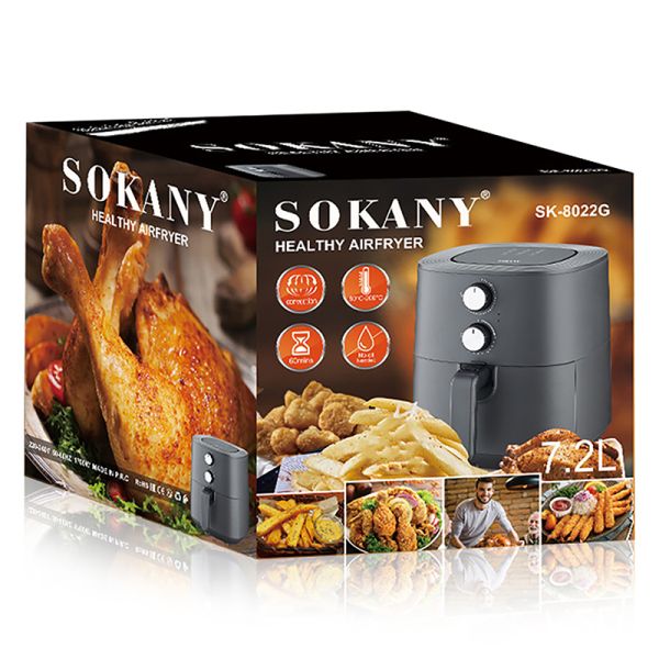 აეროგრილი SOKANY 8022G (7.2L)