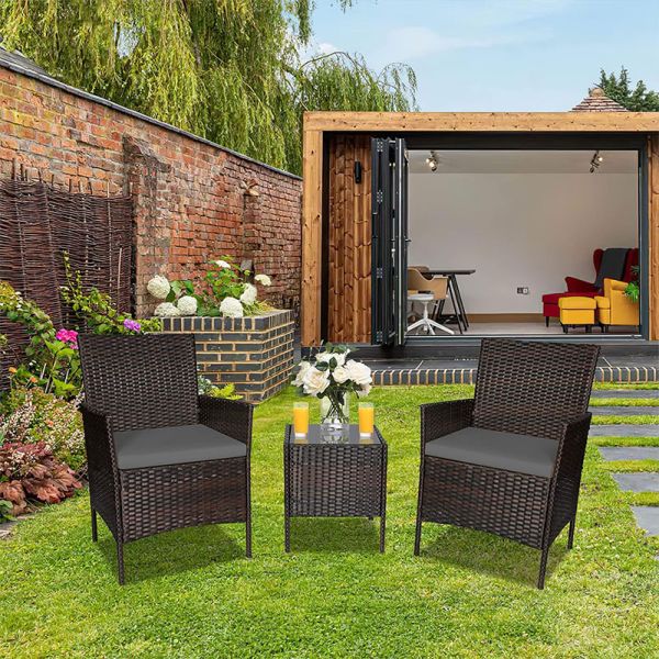 მოწნული ავეჯის ნაკრები ბალიშებით COMFY   AJ-SFS042