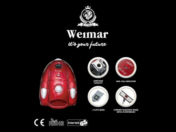 მტვერსასრუტი Weimar WE-VC1755MR
