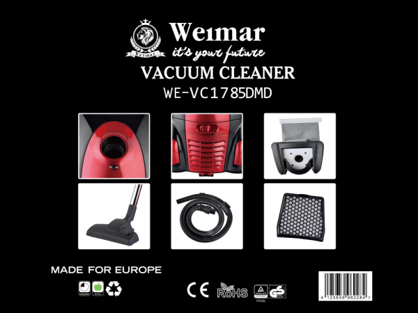 მტვერსასრუტი Weimar WE‑VC1785DMD