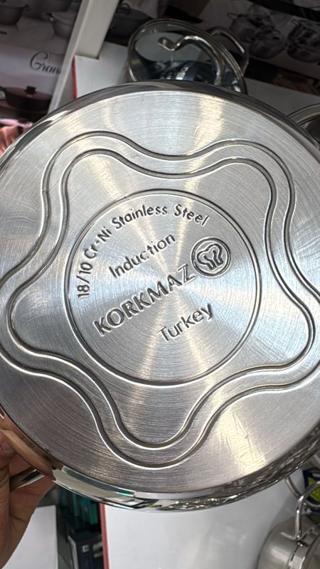 ქვაბებისა და ტაფის ნაკრები Korkmaz 1900